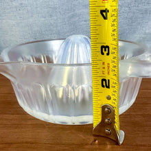 Load image into Gallery viewer, Vintage Fry Heat Resistant UV Reactive Opalescent Glass Juicer Reamer