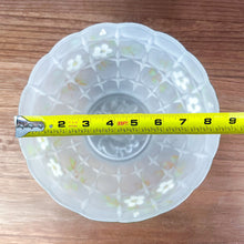 Load image into Gallery viewer, Antique Val St. Lambert Frosted Glass Candlesticks and Console Bowl Set