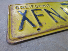 Load image into Gallery viewer, 1956 California XFN-406 Automobile License Plate Tag