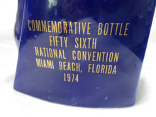 Load image into Gallery viewer, 1974 American Legion National Convention Ezra Brooks Miami Beach Liquor Bottle Decanter