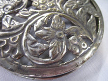 Load image into Gallery viewer, Vintage Metal Filigree Nesting Canister Set of Three