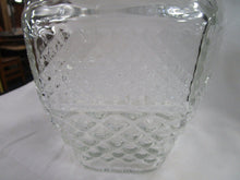 Load image into Gallery viewer, Vintage Cut Glass Diamond Pattern Biscuit Cookie Jar