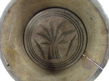 Load image into Gallery viewer, Vintage Primitive Wooden Wheat Butter Press Mold