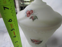 Load image into Gallery viewer, Fenton Artist Signed Cherry White Satin Pedestal Candy Dish