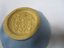 Load image into Gallery viewer, Vintage Roseville Pottery 651-3 Blue Bleeding Hearts Small Urn Vase