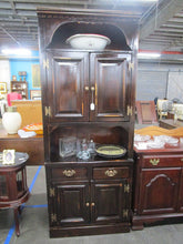 Load image into Gallery viewer, Vintage Pine Country Storage Display Pantry Cabinet Hutch