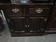 Load image into Gallery viewer, Vintage Pine Country Storage Display Pantry Cabinet Hutch