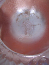 Load image into Gallery viewer, Fenton Pink Opalescent Leaf Pattern Glass Basket