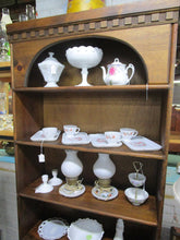 Load image into Gallery viewer, Vintage Solid Pine Bookcase Display Cabinet Hutch