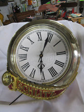 Load image into Gallery viewer, Vintage 1970's Schlitz Molded Plastic Electric Wall Clock with Light
