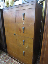 Load image into Gallery viewer, Vintage Mid Century Cedar Lined Chifferobe Armoire