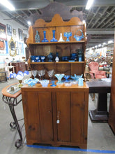 Load image into Gallery viewer, Vintage Farmhouse Country Pine Hutch Cupboard