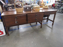 Load image into Gallery viewer, Vintage A. Brandt Oak Credenza Craft Desk