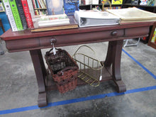 Load image into Gallery viewer, Vintage Empire Library Table Desk with Drawer