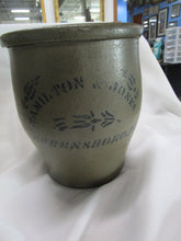 Load image into Gallery viewer, Hamilton & Jones Greensboro, PA Stoneware Pottery Crock