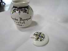 Load image into Gallery viewer, Vintage Digoin France Ceramic Painted Mustard Jar