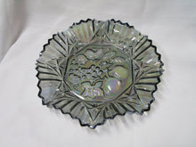 Load image into Gallery viewer, Vintage Federal Glass Smoke Carnival Pioneer Ruffled Edge Bowl