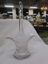 Load image into Gallery viewer, Vintage Heisey Bonnet 463 Floral Etched Glass Basket