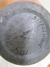 Load image into Gallery viewer, 2002 Artist Signed/Numbered Art Pottery Nature Mountains and Fishing Fly Vase