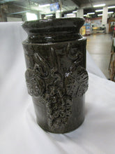 Load image into Gallery viewer, Grace Nell Hewell Signed Stoneware Pottery Grapes Wine Chiller Cooler