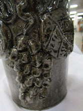 Load image into Gallery viewer, Grace Nell Hewell Signed Stoneware Pottery Grapes Wine Chiller Cooler