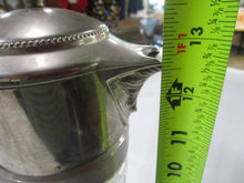 Load image into Gallery viewer, Vintage Crystal Lead Glass Sheraton with Silverplate Top Handle Pitcher Carafe