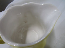 Load image into Gallery viewer, Vintage Buttercup Federalist Ironstone Lemon Yellow Creamer and Sugar Set