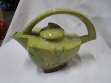 Load image into Gallery viewer, MCM Roseville Pottery Wincraft 271P Green Apple Blossom Teapot