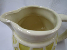 Load image into Gallery viewer, Vintage Roseville RRP Unmarked Yellow Window Small Ceramic Pitcher