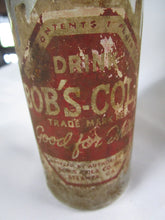 Load image into Gallery viewer, Vintage Bob's Cola Good for Thirst Clear Glass 7 Ounce Soda Bottle