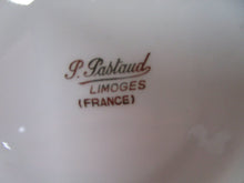 Load image into Gallery viewer, Vintage P. Pastaud Limoges France White Porcelain with Gold Floral Tea Service Set for 10