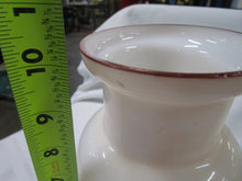 Load image into Gallery viewer, Vintage White Milk Glass Handpainted Poppy Vase