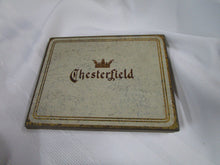 Load image into Gallery viewer, Vintage Chesterfield Metal Hinged Back Tobacco Cigarette Tin Holder