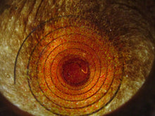 Load image into Gallery viewer, Vintage Speckled Glass Beehive Spiral Vase
