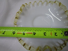 Load image into Gallery viewer, Vintage Fenton Gold Crest Bon Bon Tidbit Ruffled Edge Small Plate