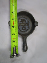 Load image into Gallery viewer, Vintage International Molders and Allied Workers Union Cast Iron Mini Skillet Ashtray
