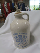 Load image into Gallery viewer, 1968 Henry McKenna Bourbon Whiskey Stoneware Half Gallon Empty Jug Decanter