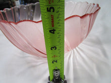 Load image into Gallery viewer, Vintage Vereco France Pink Swirl Glass Serving Bowl