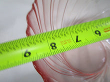 Load image into Gallery viewer, Vintage Vereco France Pink Swirl Glass Serving Bowl