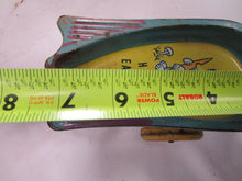 Load image into Gallery viewer, Retro 1950's Wyandotte Toys Tin Litho Happy Easter Bunny Pull Cart Toy