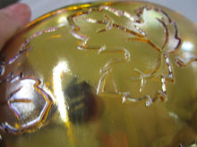 Load image into Gallery viewer, Vintage Amber Carnival Glass Grapes Pedestal Bowl