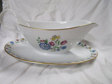 Load image into Gallery viewer, Vintage Carlsbad Bohemia Brigitta Gravy Sauce Boat with Attached Underplate