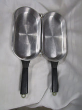 Load image into Gallery viewer, Vintage Miracle Maid Cookware Cast Aluminum Omelette Fish Hinged Folding Fry Pan