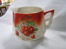 Load image into Gallery viewer, Antique Dresden Ceramic Fruit Motif Lemonade Beverage Pitcher
