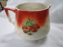 Load image into Gallery viewer, Antique Dresden Ceramic Fruit Motif Lemonade Beverage Pitcher