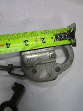 Load image into Gallery viewer, Vintage Adlake K14 Railroad Switch Padlock with Chain and Key