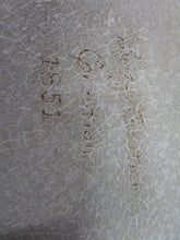 Load image into Gallery viewer, Antique 1851 Pundy Goutier Blue Crackled Wash Basin Pottery Bowl