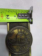 Load image into Gallery viewer, Vintage Michelin Made In USA Tire Man Brass Belt Buckle