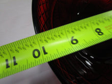 Load image into Gallery viewer, Vintage Cristal d'Arques France Ruby Red Diamond Pattern Serving Bowl