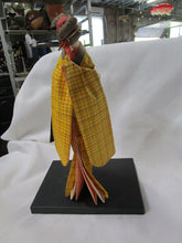 Load image into Gallery viewer, Vintage Japan Kushimaki Origami Paper Doll on Stand